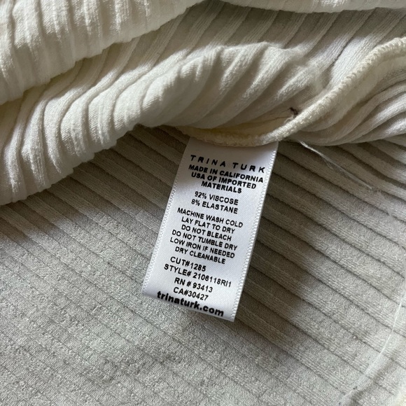 Trina Turk Ribbed Blouse - Picture 6 of 9